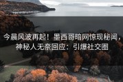 今晨风波再起！墨西哥暗网惊现秘闻，神秘人无奈回应：引爆社交圈