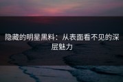 隐藏的明星黑料：从表面看不见的深层魅力