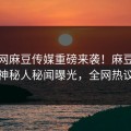 热搜网麻豆传媒重磅来袭！麻豆在线惊人神秘人秘闻曝光，全网热议不断