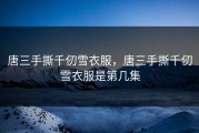 唐三手撕千仞雪衣服，唐三手撕千仞雪衣服是第几集